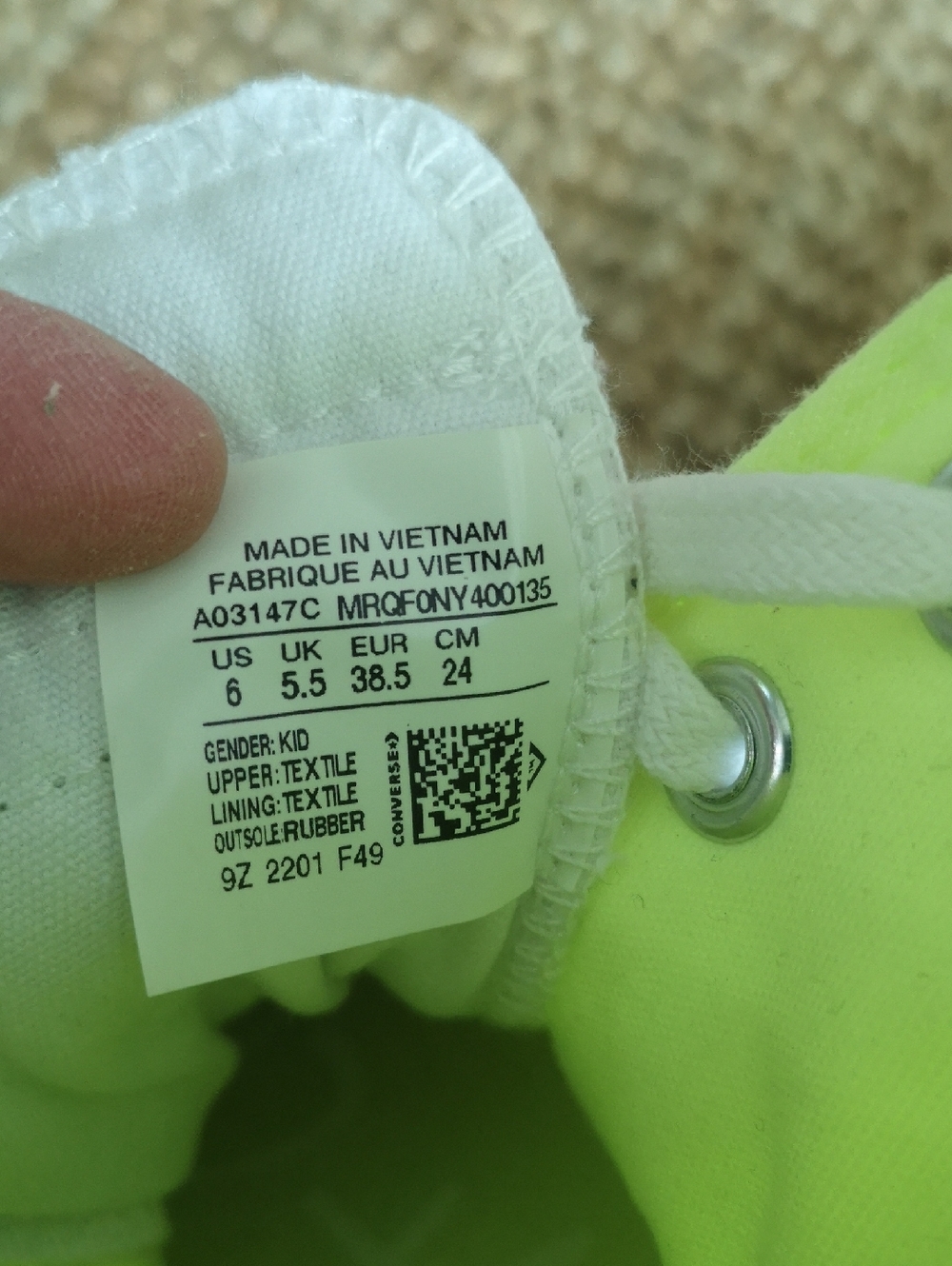 Converse 'Not A Chuck' hi-top sneakers - Picture 10 of 12